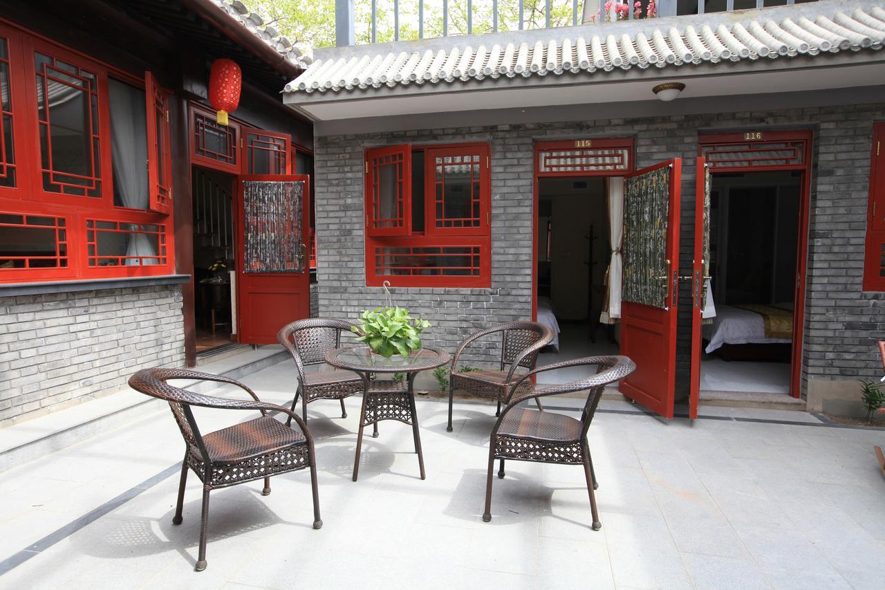 Zhantan Courtyard Hotel Peking Exteriör bild